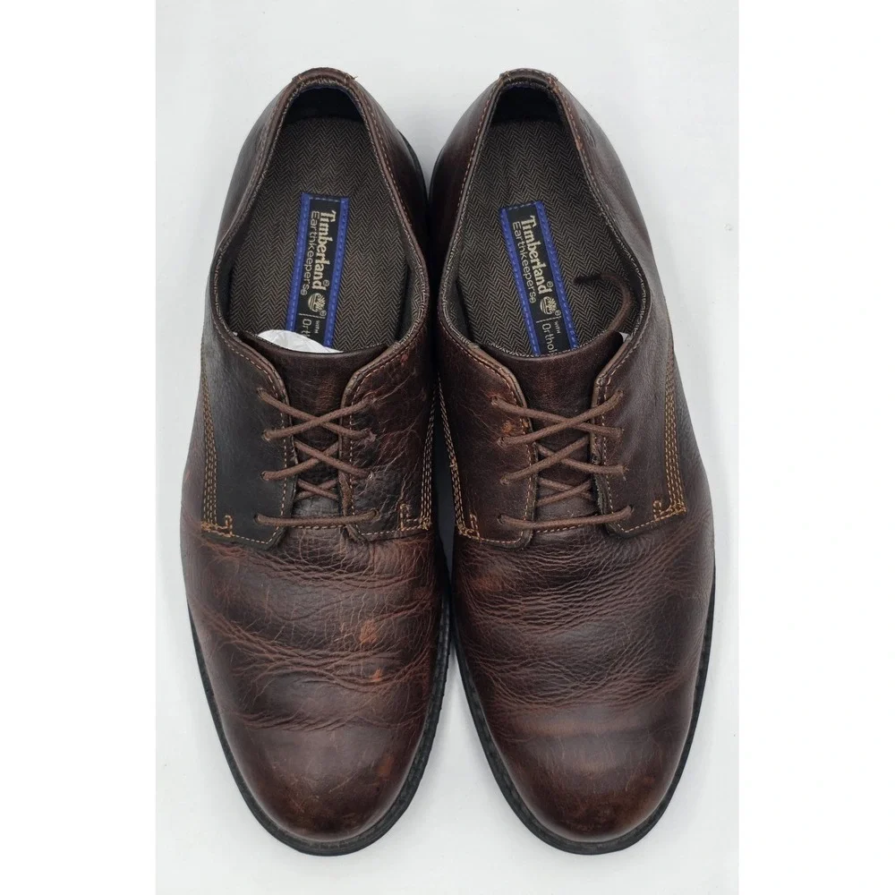 Timberland Earthkeepers 5545A Men's Size 10 Brown Leather Oxford Shoes